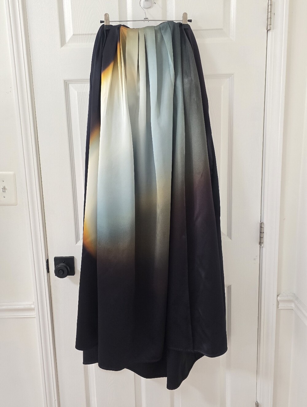 Jil Sander Cruise Pleated Strapless Maxi Dress Size 34/US 2 - Picture 4 of 12